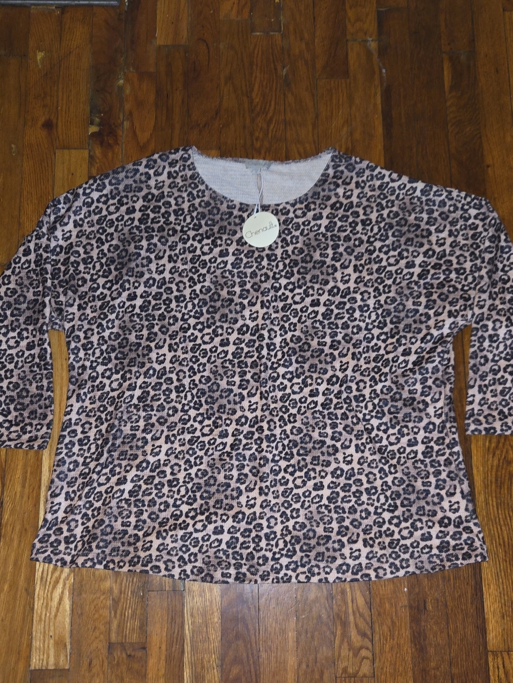 Women's Chenault Leopard Print Top In Plus Size 3X